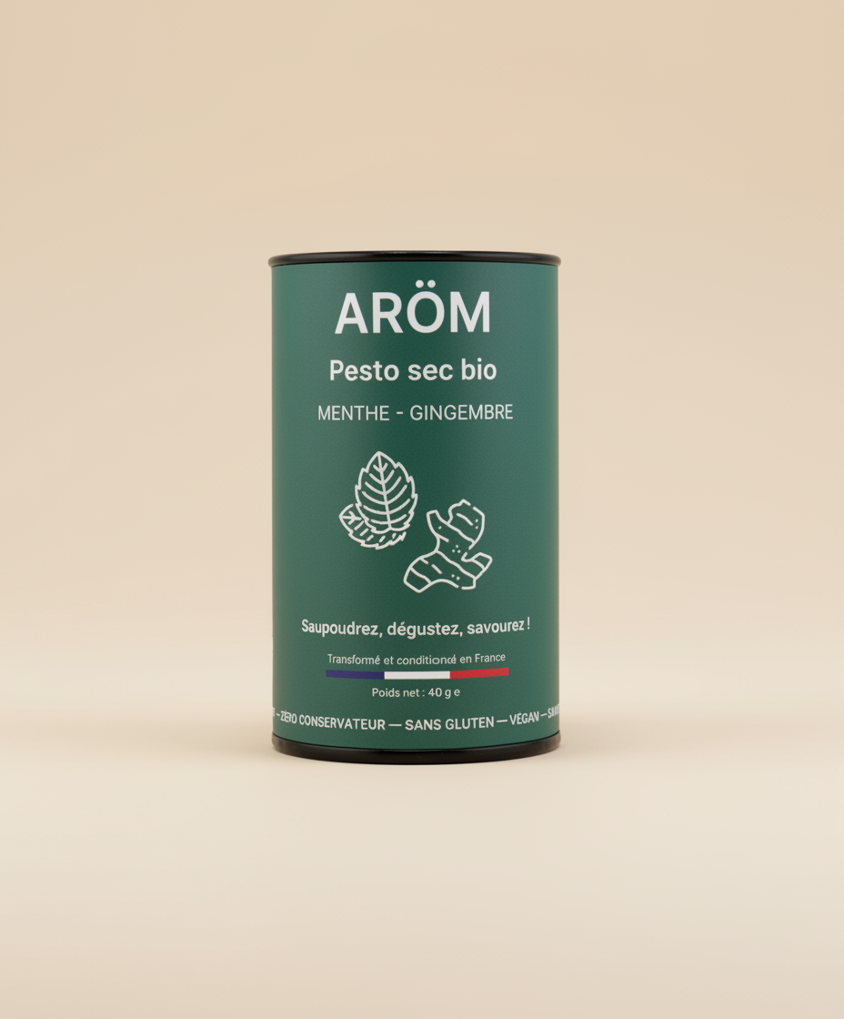 Pesto sec bio Menthe poivrée / Gingembre